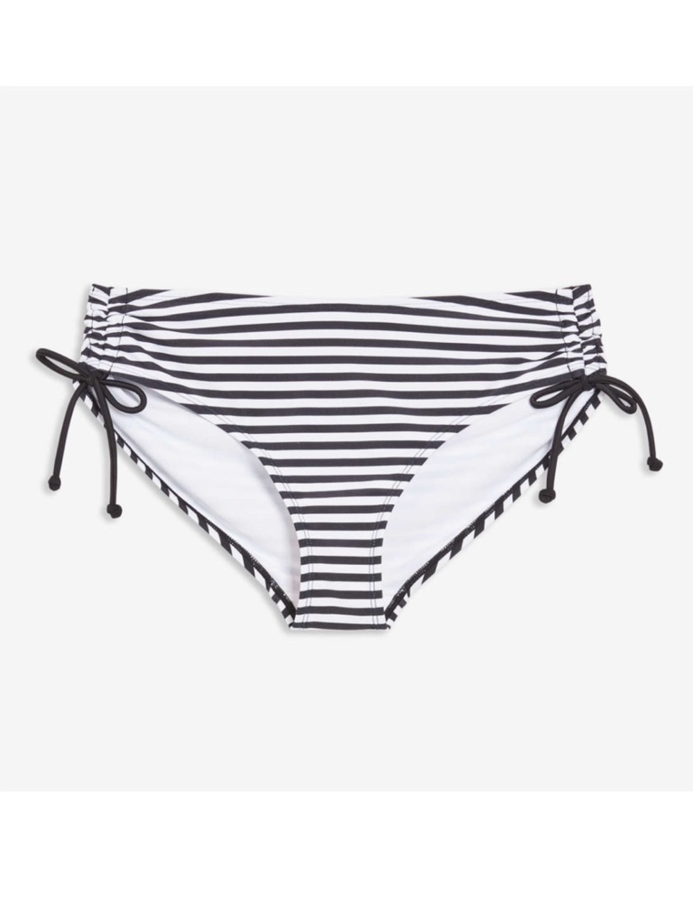 NWOT Joe Fresh XL Side Ruched Striped Swim Bottom